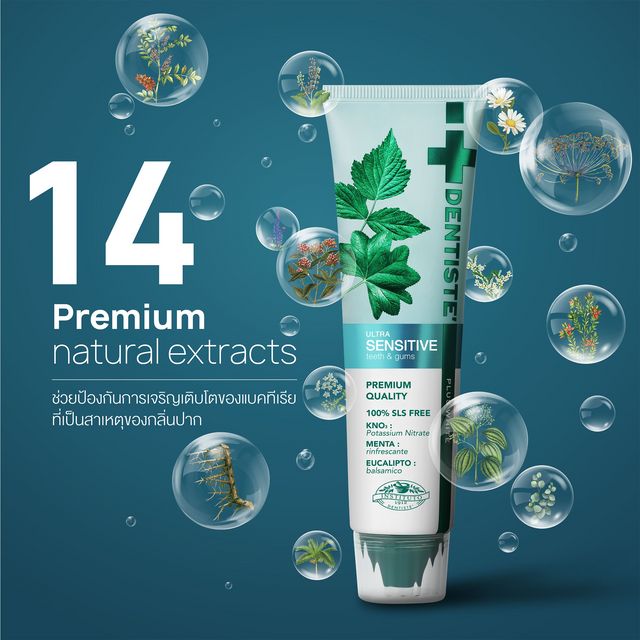 DENTISTE Ultra Sensitive Toothpaste x2 (Duo Pack) 45g