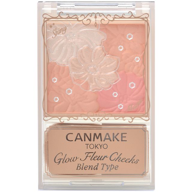 Canmake Glow Fluer Cheek (Blend Type) Cotton Coral