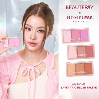 Beauterry My Home Layer Trio Blush Palette