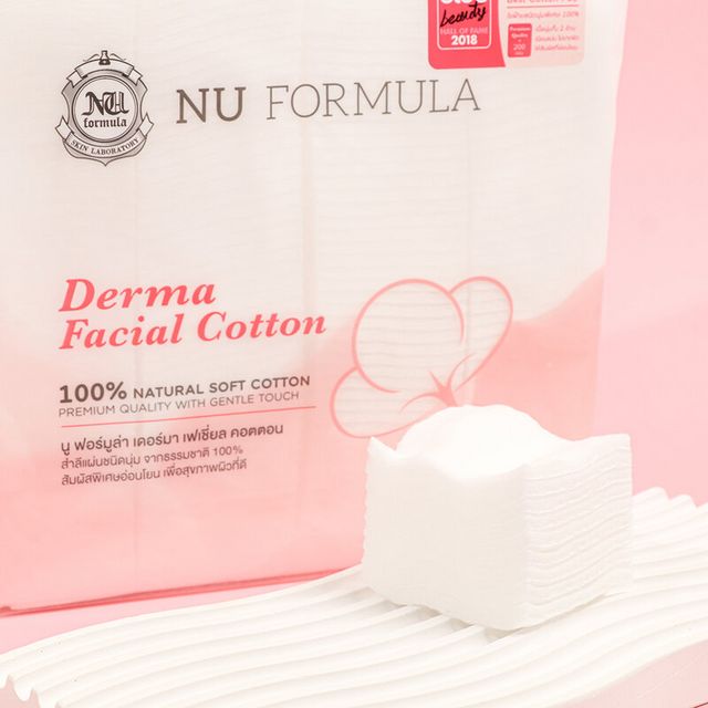 Nu Formula Derma Facial Cotton 200pcs