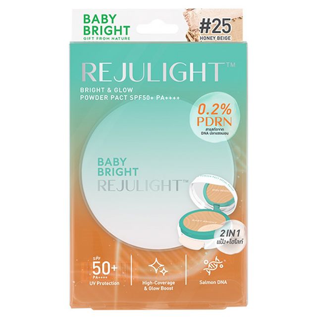 Baby Bright Rejulight Bright & Glow Powder Pact SPF50+ PA++++