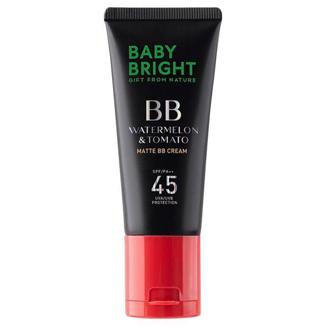 Baby Bright Watermelon & Tomato Matte BB Cream SPF45 PA++ (Free Cover Concealer) 30g #23 True Beige