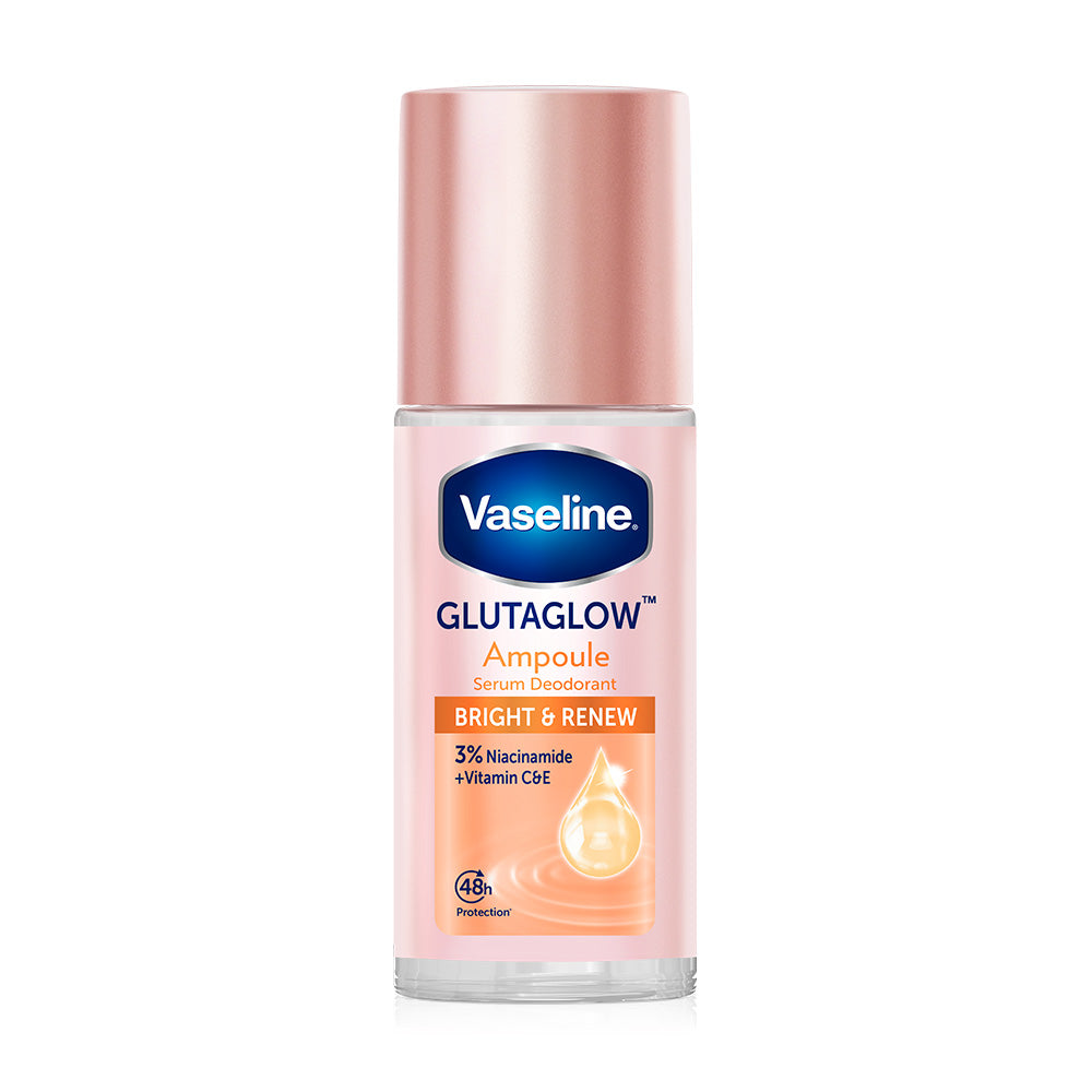 Vaseline Roll-On Serum - GlutaGlow Deodorant with Vitamin C & Niacinamide - Beauty Buddy