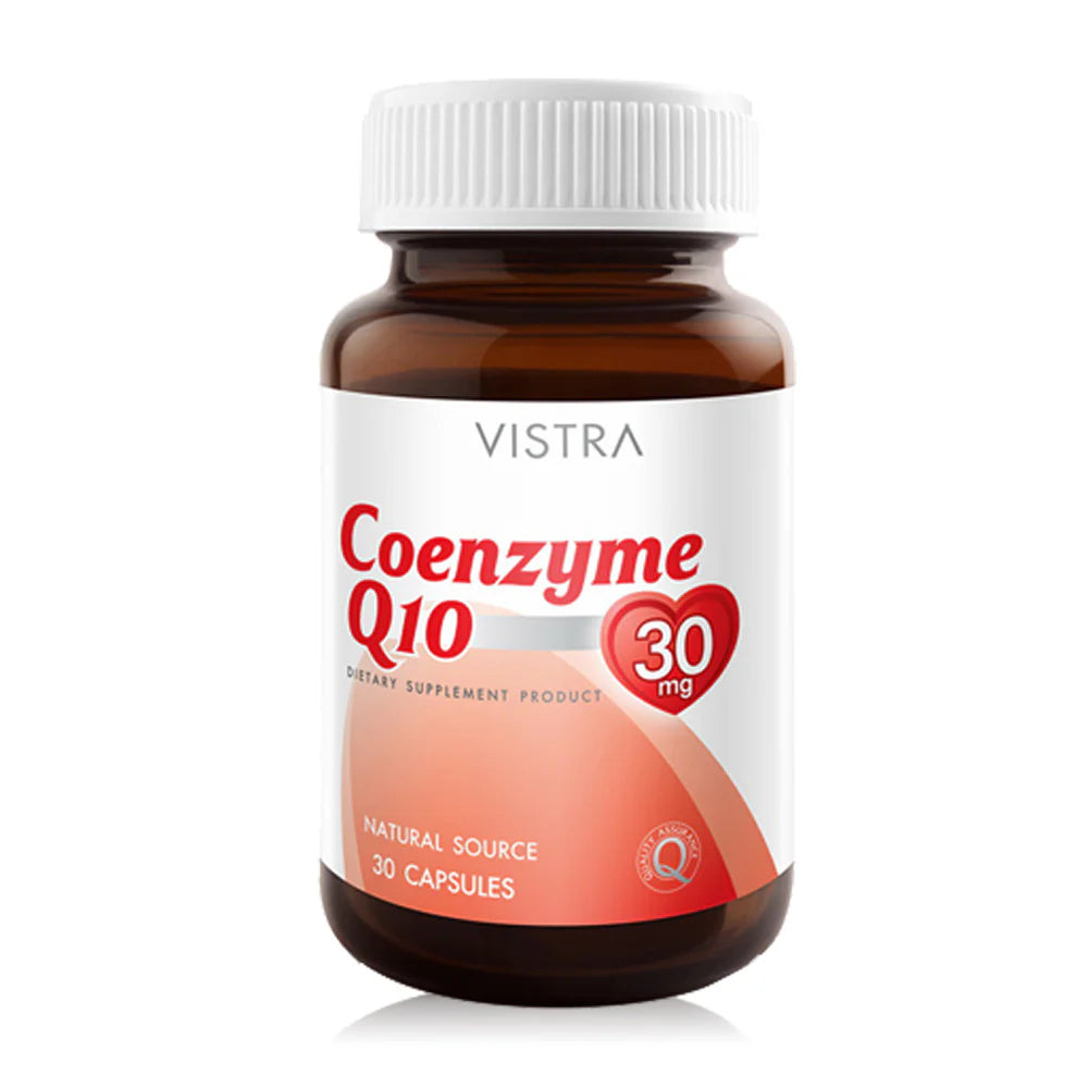 Vistra Coenzyme Q10 Natural Source 30 Capsules 30 mg