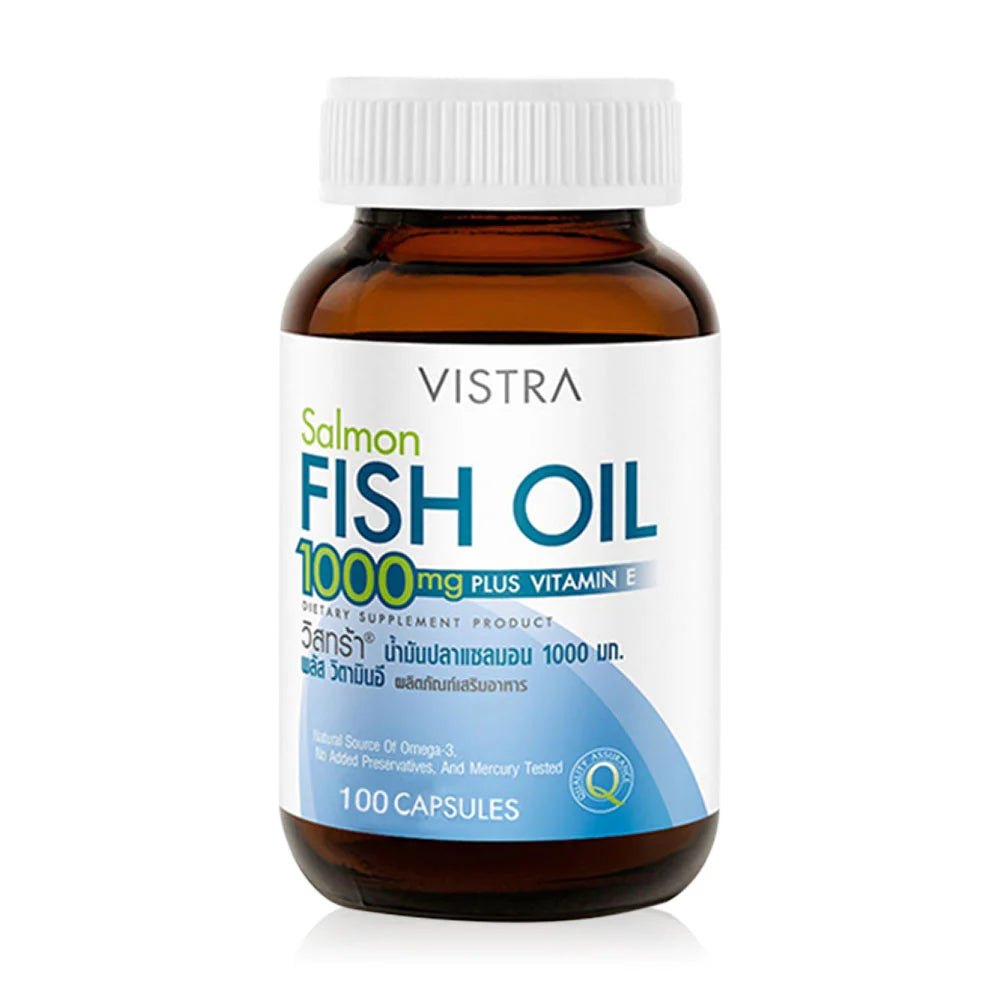 VISTRA Salmon Fish Oil 100 Capsules 1000 mg
