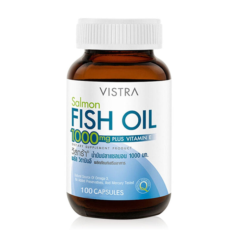 VISTRA Salmon Fish Oil 100 Capsules 1000 mg