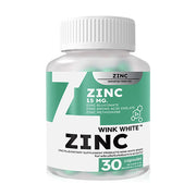 WinkWhite Zinc 30 Capsules 15 mg.