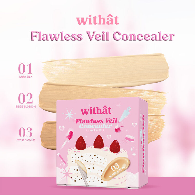 withat Flawless Veil Concealer 5g #01 Ivory Silk Matte