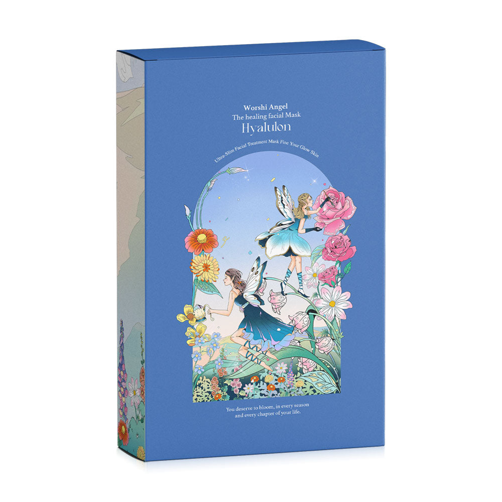Worshi Angel The Healing Facial Mask Hyaluron 35g x 5 Sheets