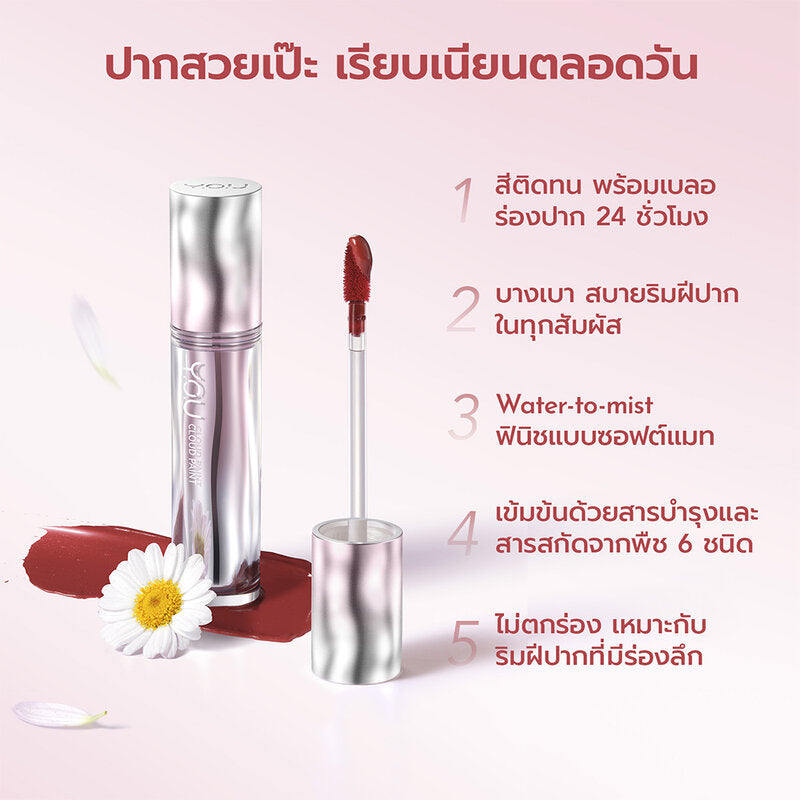 Y.O.U Cloud Paint Airy Fixing Lip Tint 3g #R868 Sun'N Fun