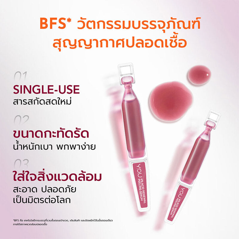 YOU Reeffect Boost 6% Acid Renewal Peeling Serum 7.5ml